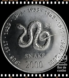 Km 95 Somália 10 Shillings/Scellini 2000 XFC # Astrologia Asiática - Ano da Cobra ® - comprar online
