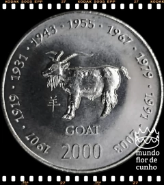 Km 97 Somália 10 Shillings/Scellini 2000 XFC # Astrologia Asiática - Ano do Bode ® - comprar online