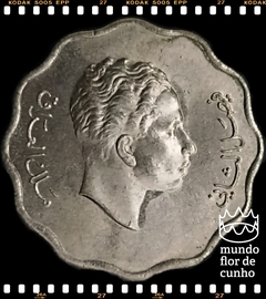 Km 111 Iraque 4 Fils 1953 XFC Ondulada Escassa # Rei Faisal II © - comprar online