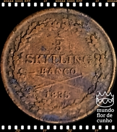 Km 640 Suécia 1/3 Skilling 1835 MBC Muito Escassa ©
