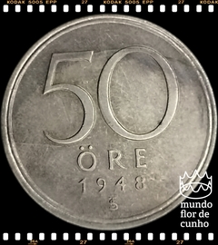 Km 817 Suécia 50 Ore 1948ts SOB Prata ©