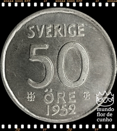 Km 825 Suécia 50 Ore 1952ts XFC Prata Muito Escassa ©