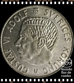 Km 826 Suécia 1 Krona 1966u FC Prata © - comprar online
