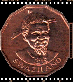 Km 7 Essuatini, Reino (Suazilândia) 1 Cent 1974 XFC ® - comprar online