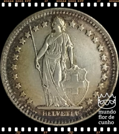 Km 24 Suiça 1 Franc 1944B MBC Prata © na internet