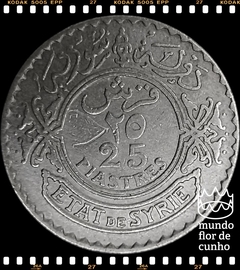 Km 73 Siria 25 Piastres 1929 SOB/FC Prata Escassa © - comprar online