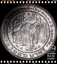 Km 113 Tailândia 150 Baht BE 2520 (1977) Prata F.A.O. (FAO) Escassa # Abençoando os campos © - comprar online