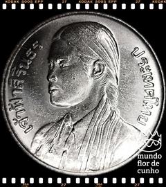 Km 115 Tailândia 10 Baht BE 2520 (1977) # 1° Formanda Real © - comprar online