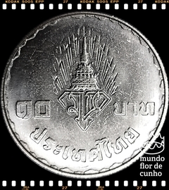 Km 117 Tailândia 10 Baht BE 2520 (1977) # Casamento do Príncipe Herdeiro e da Princesa © - comprar online