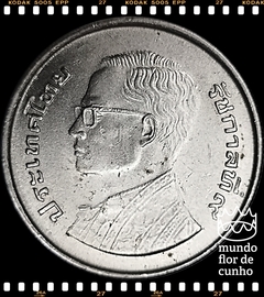Km 120 Tailândia 5 Baht BE 2520 (1977) XFC # 50° Aniversário do Rei Rama IX © - comprar online