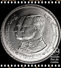 Km 146 Tailândia 10 Baht BE 2524 (1989) # 35° Aniversário do Reinado de Rama IX ©