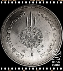 Km 149 Tailândia 5 Baht BE 2525 (1982) XFC # 200° Aniversário de Bangkok © - comprar online