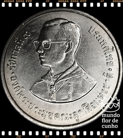 Km 161 Tailândia 5 Baht BE 2525 (1982) FC Muito Escassa # 75° Aniversário dos Escoteiros © - comprar online