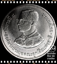 Km 162 Tailândia 10 Baht BE 2525 (1982) FC Muito Escassa # 75° Aniversário dos Escoteiros © - comprar online