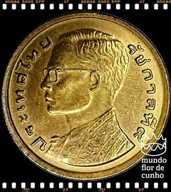 Km 168 Tailândia 50 Satang = 1/2 Baht BE 2523 (1980) SOB ©