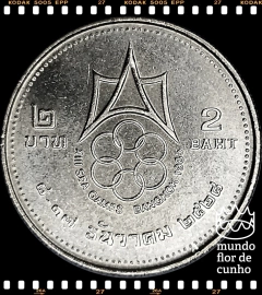 Km 177 Tailândia 2 Baht BE 2528 (1985) XFC # 13° Jogos do Sudeste Asiático, 1985 - Bangkok ©