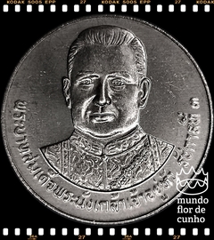 Km 184 Tailândia 5 Baht BE 2530 (1987) XFC # 200° Aniversário de Rama III ©
