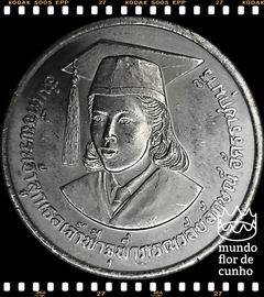 Km 192 Tailândia 10 Baht BE 2529 (1986) FC Escassa # Medalha Albert Einstein © - comprar online