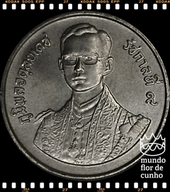 Km 194 Tailândia 2 Baht BE 2530 (1987) XFC # 60° Aniversário de Rama IX © - comprar online
