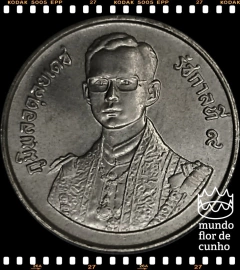 Km 194 Tailândia 2 Baht BE 2530 (1987) XFC # 60° Aniversário de Rama IX © - comprar online