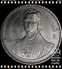 Km 196 Tailândia 10 Baht BE 2530 (1987) XFC Escassa # 60° Aniversário de Rama IX © - comprar online