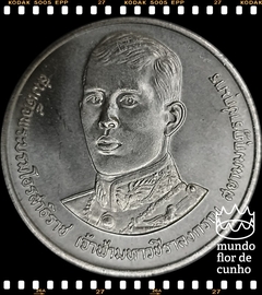 Km 223 Tailândia 10 Baht BE 2531 (1988) XFC Escassa # 36° Aniversário da Coroação do Príncipe ©