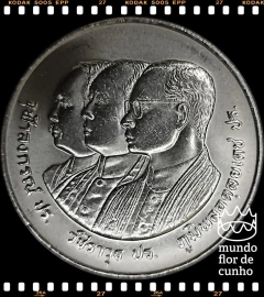 Km 228 Tailândia 10 Baht BE 2532 (1988) XFC Escassa # 72° Aniversário da Universidade Chulalongkorn ©