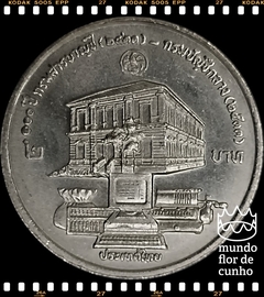 Km 235 Tailândia 2 Baht BE 2533 (1990) XFC ©