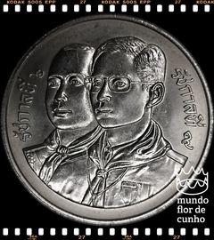 Km 241 Tailândia 10 Baht BE 2534 (1990) XFC # 80° aniversário dos Escoteiros Tailandeses ©