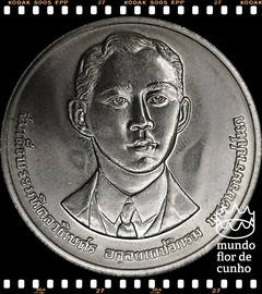 Km 249 Tailândia 10 Baht BE 2535 (1992) XFC # 100° aniversário do nascimento do Príncipe Padre Mahidol Adulyadej ©