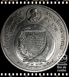 Km 256 Tailândia 10 Baht BE 2534 (1991) XFC # Prêmio Fundação Magsaysay ©