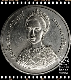 Km 259 Tailândia 2 Baht BE 2535 (1992) XFC # 60° aniversário da Rainha Sirikit ©
