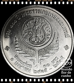 Km 271 Tailândia 10 Baht BE 2535 (1992) XFC # 100° Aniversário do Ministério da Agricultura ©