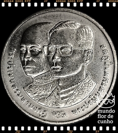 Km 272 Tailândia 2 Baht BE 2535 (1992) XFC # 64° Aniversário do Rei Rama IX © - comprar online