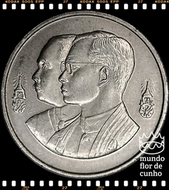 Km 276 Tailândia 2 Baht BE 2535 (1992) XFC # 100° Aniversário do Ministério da Educação © - comprar online