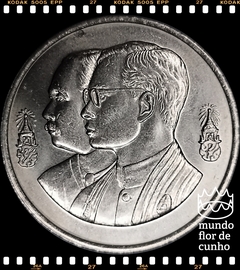 Km 284 Tailândia 10 Baht BE 2535 (1992) FC # Professores Tailandeses © - comprar online