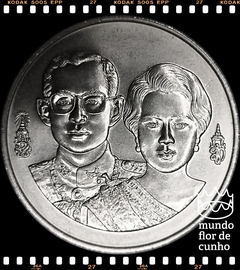 Km 285 Tailândia 10 Baht BE 2535 (1992) XFC # 50° Aniversário do Banco da Tailândia © - comprar online