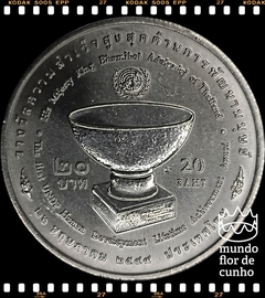 Km 474 Tailândia 20 Baht BE 2549 (2006) XFC # Prêmio do Programa de Desenvolvimento da ONU ©
