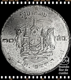 Km 73 Tailândia 10 Satang BE 2493 (1950) FC # Rama IX ©