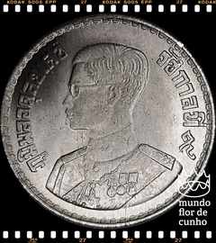 Km 82.1 Tailândia 1 Baht BE 2500 (1957) # Rama IX © - comprar online