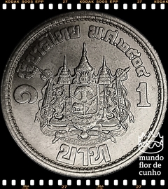 Km 83 Tailândia 1 Baht BE 2504 (1961) ©
