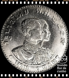 Km 87 Tailândia 1 Baht BE 2509 (1966) # Jogos Asiáticos de 1966, Bangkok © - comprar online