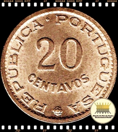 Km 17 Timor 20 Centavos 1970 XFC ®