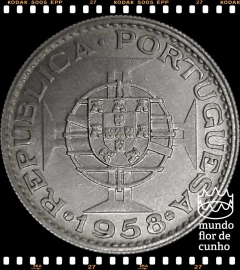 Km 15 Timor 6 Escudos 1958 FC Prata ©