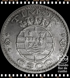 Km 15 Timor 6 Escudos 1958 FC Prata © - comprar online