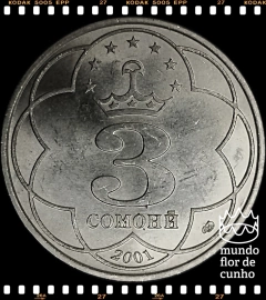 Km 8 Tajiquistão 3 Somoni 2001(sp) FC © - comprar online