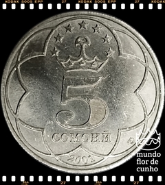 Km 9 Tajiquistão 5 Somoni 2001(sp) FC © - comprar online