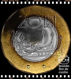 Km 565 Taiwan 20 Yuan 90(2001) XFC Bimetálica ©