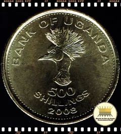 Km 69 Uganda 500 Shillings 2008 XFC ®