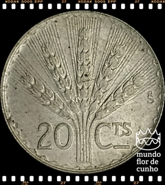 Km 29 Uruguai 20 Centesimos 1942so SOB Prata ©